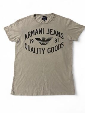 Armani Jeans gray Logo Tee